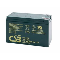 Baterie CSB EVX1272 F2, 12V, 7,2Ah