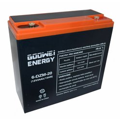 Trakční (GEL) baterie GOOWEI ENERGY - ELECTRIC VEHICLE 6-DZM-20, 24Ah, 12V