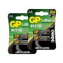 Lithiové baterie FR6 GP 2ks 2x
