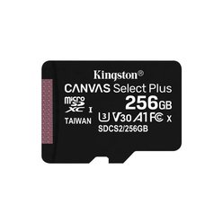 Kingston Micro SDXC Canvas Select Plus 100R 256GB 100MB/s UHS-I